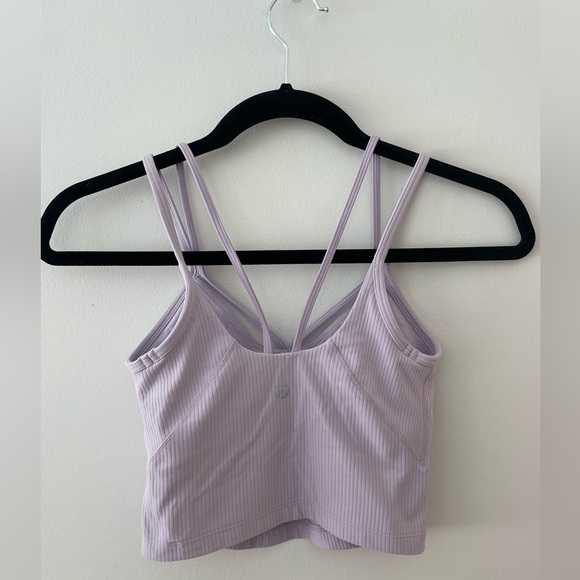 Lululemon Align Strappy Ribbed Tank Top Lavender - Picture 3 of 5